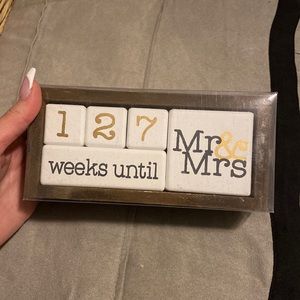 NEW wedding count down blocks